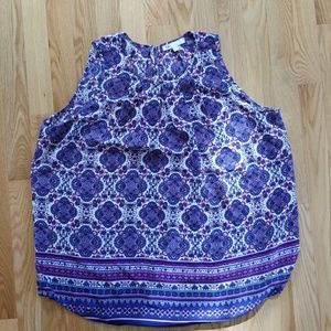 Daniel Rainn DR2 print shirt blouse L